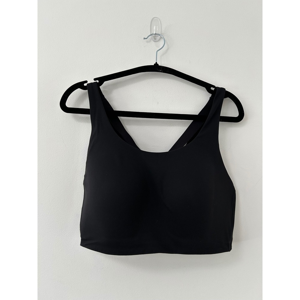 Lululemon Like a Cloud Bra High Support Women 38DD Black Athleisure LW2CP8S